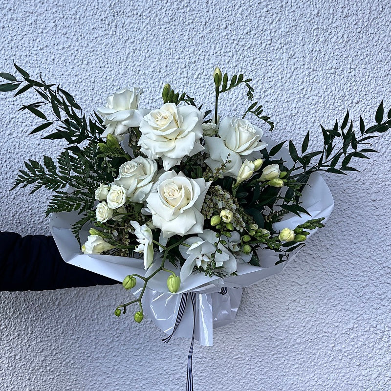Delicate Classical White Bouquet