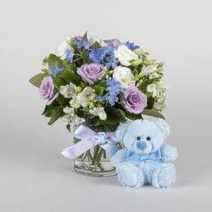 Newborn Blue Flowers
